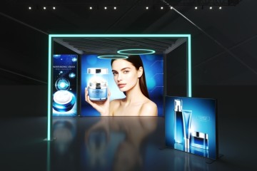 Sleeko Zero Wires Modular LED Lightbox System for Custom Professional Trade Show Booth Display Events