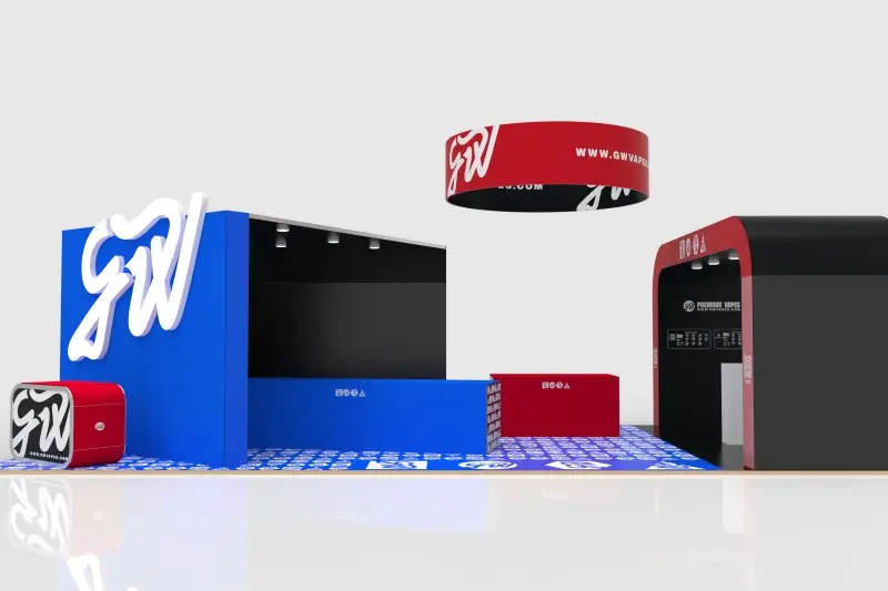 Quick Build Detachable Modern Aluminum Modular 10X10 Trade Show Expo Booth with Floor